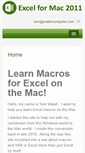 Mobile Screenshot of excelformac2011.com